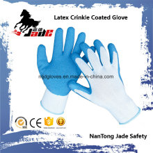 10g Cotton Palm Latex Crinkle Coated Work Glove